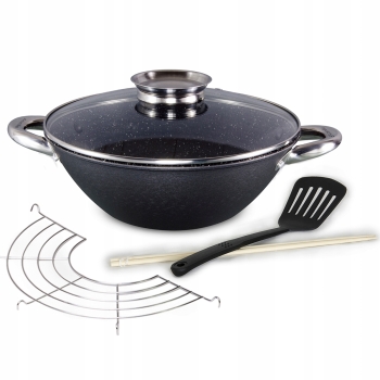 Patelnia żeliwna WOK KM-4807MR